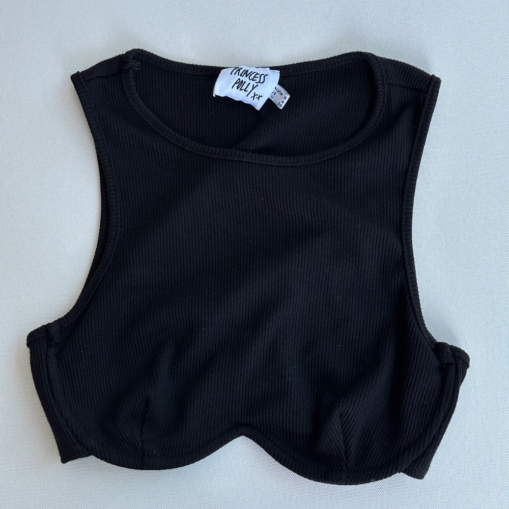Princess Polly Black Tank